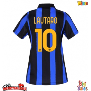 Inter Milan Lautaro Martinez #10 Replica Home Stadium Shirt for Women 2026-27 Short Sleeve
